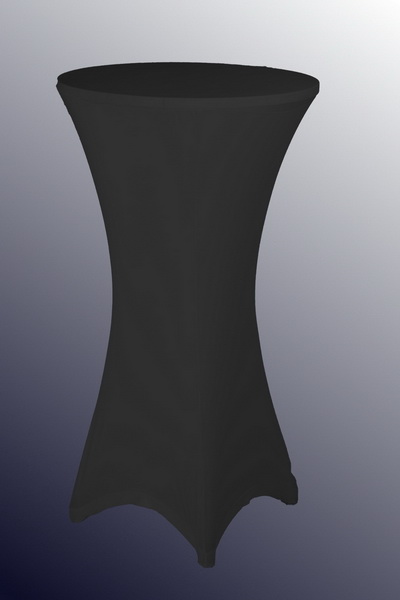 Stehtisch Housse stretch schwarz 60cm Stehtisch Housse stretch schwarz 60cm
