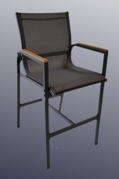 Barhocker mit Seitenlehne